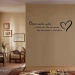 Adesivi murali Ohana significa famiglia Wall Sticker-Adesivi decorativi-Lol T-shirt
