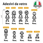 Adesivi per Auto Famiglia a Bordo con Soggetto a scelta-adesivi per auto-Lol T-shirt