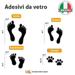Adesivi per Auto Piedini Famiglia a Bordo con Colore a scelta-adesivi per auto-Lol T-shirt
