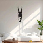 Adesivo Murale Gatto che Graffia – Decorazione per Pareti e Mobili-Adesivi decorativi-Lol T-shirt