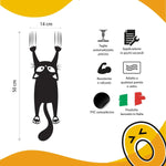 Adesivo Murale Gatto che Graffia – Decorazione per Pareti e Mobili-Adesivi decorativi-Lol T-shirt