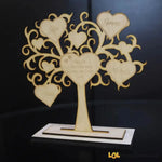 Albero della vita famiglia personalizzato con nomi Legno-Albero della vita in legno-Lol T-shirt