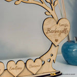 Albero famiglia personalizzato con nomi Legno-Albero della vita in legno-Lol T-shirt