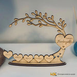 Albero famiglia personalizzato con nomi Legno-Albero della vita in legno-Lol T-shirt