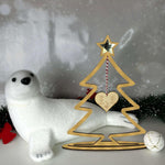 Albero in Legno Natale Personalizzato con Nomi Coppia-Lol T-shirt