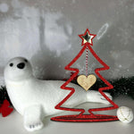 Albero in Legno Natale Personalizzato con Nomi Coppia-Lol T-shirt