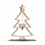 Albero in Legno Natale Personalizzato con Nomi Coppia-Lol T-shirt