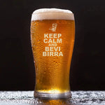 Bicchiere Birra Keep Calm and bevi birra-bicchiere da birra-Lol T-shirt
