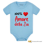 Body per Neonato 100% Amore della zia