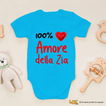 Body per Neonato 100% Amore della zia
