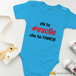 Body Neonato Divertente “Ehi tu #escile che ho FAME!!!”