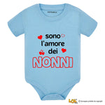 Body per Neonato Sono l'amore dei nonni