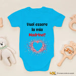 Body per Neonato Vuoi essere la mia madrina?
