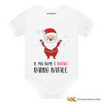 Body per Neonato Il mio nome è Natale, Babbo Natale