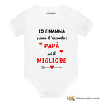 Body Neonato - Io e Mamma Siamo D’Accordo: Papà Sei il Migliore