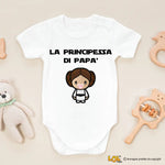 Body per Neonato La principessa di papà (Star Wars Tribute)