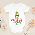 Body per Neonato My First Christmas