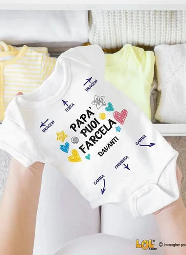 Regalo Festa del papà - Body per neonato