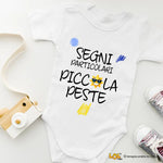 Body Neonato "Segni Particolari: Piccola Peste" - Idea Regalo Simpatica
