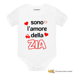 Body per Neonato Sono l'amore della zia