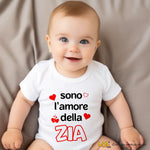 Body per Neonato Sono l'amore della zia