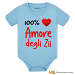 Body neonato “100% Amore degli Zii”-Body per bimbi-Lol T-shirt