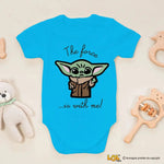 Body Neonato "Baby Yoda - La Forza sia con te" - Idea Regalo Galattica-Body per bimbi-Lol T-shirt