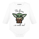 Body Neonato "Baby Yoda - La Forza sia con te" - Idea Regalo Galattica-Body per bimbi-Lol T-shirt
