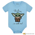 Body Neonato "Baby Yoda - La Forza sia con te" - Idea Regalo Galattica-Body per bimbi-Lol T-shirt