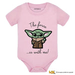Body Neonato "Baby Yoda - La Forza sia con te" - Idea Regalo Galattica-Body per bimbi-Lol T-shirt