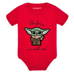 Body Neonato "Baby Yoda - La Forza sia con te" - Idea Regalo Galattica-Body per bimbi-Lol T-shirt
