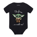 Body Neonato "Baby Yoda - La Forza sia con te" - Idea Regalo Galattica-Body per bimbi-Lol T-shirt
