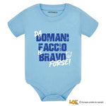 Body Neonato "Da domani faccio il bravo... forse!" - Disponibile in Azzurro, Nero e Rosso-Body per bimbi-Lol T-shirt