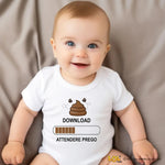 Body Neonato Divertente “Download in corso – Attendere prego”-Body per bimbi-Lol T-shirt