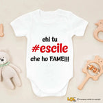 Body Neonato Divertente “Ehi tu #escile che ho FAME!!!”-Body per bimbi-Lol T-shirt