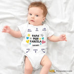 Body Neonato Divertente "Papà puoi farcela!"-Body per bimbi-Lol T-shirt