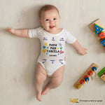 Body Neonato Divertente "Papà puoi farcela!"-Body per bimbi-Lol T-shirt