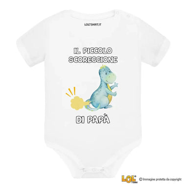 Body Neonato “Il piccolo scoreggione di papà”-Body per bimbi-Lol T-shirt