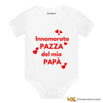 Body Neonato “Innamorata pazza del mio papà”-Body per bimbi-Lol T-shirt