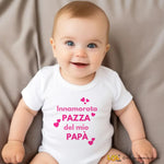 Body Neonato “Innamorata pazza del mio papà”-Body per bimbi-Lol T-shirt