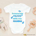 Body Neonato “Innamorato pazzo della mia mamma”-Body per bimbi-Lol T-shirt
