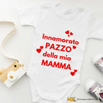 Body Neonato “Innamorato pazzo della mia mamma”-Body per bimbi-Lol T-shirt