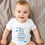 Body Neonato - Io e la Mamma Amiamo Tantissimo Papà-Body per bimbi-Lol T-shirt