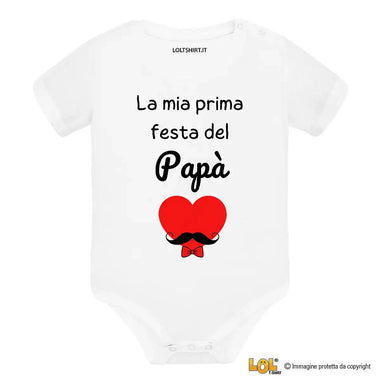 Body Neonato - La Mia Prima Festa del Papà-Body per bimbi-Lol T-shirt