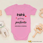 Body Neonato - Papà Sei il Mio Preferito (Non Dirlo a Mamma)-Body per bimbi-Lol T-shirt