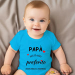 Body Neonato - Papà Sei il Mio Preferito (Non Dirlo a Mamma)-Body per bimbi-Lol T-shirt