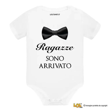Body Neonato “Ragazze sono arrivato” – Idea Regalo Divertente-Body per bimbi-Lol T-shirt