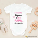Body Neonato “Scusate ragazze, il mio papà è già impegnato”-Body per bimbi-Lol T-shirt