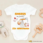Body neonato sto arrivando, per tutti i membri della famiglia-Body per bimbi-Lol T-shirt