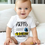 Body Neonato Tutina Divertente Mi Sono Fatto 9 Mesi Dentro-Body per bimbi-Lol T-shirt